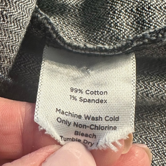 Talbots Black Denim Pencil Skirt Size 8 Like New - Picture 6 of 8